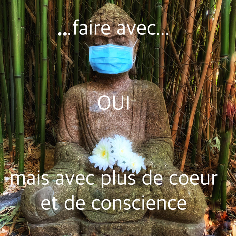 ... Faire avec ...  Mais peut-être avec plus de coeur et de conscience